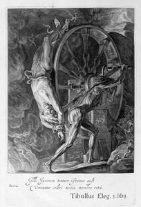 Ixion in Tartarus op het wiel
