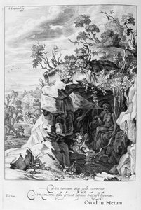 De nimf Echo veranderd in geluid door Michel de Marolles