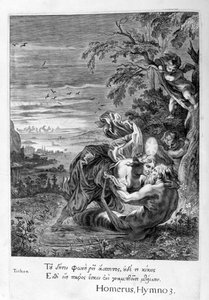 Tithonus, geliefde van Eos, veranderd in een sprinkhaan, 1655