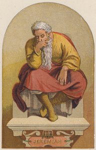 Jeremia door Michelangelo (after) Buonarroti