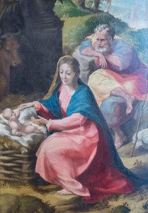 De geboorte door Michelangelo Anselmi