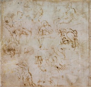 Acht kleine Figurenstudies
