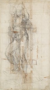 Beeld van Christus die uit het graf opstaat, ca. 1490-1560 door Michelangelo Buonarroti