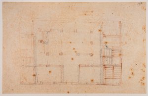 Huisplan door Michelangelo Buonarroti