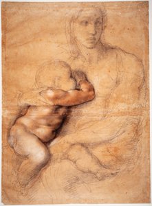 Madonna en Kind door Michelangelo Buonarroti