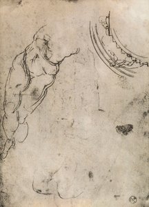 Mannelijke benen door Michelangelo Buonarroti