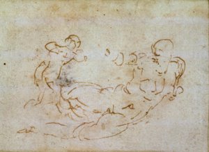 Studie van Venus en Cupido