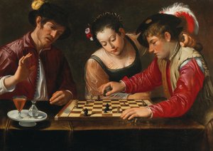 Schaakspelers, 17e eeuw