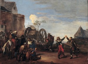 Bambocciata Kinderachtigheid, Eerste derde van de 17e eeuw