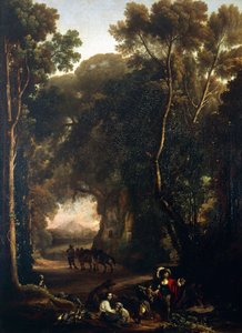 Erminia en de herders door Michelangelo Cerquozzi