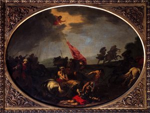 De val van St. Paul door Michelangelo Cerquozzi