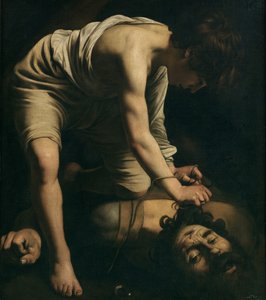 David met het hoofd van Goliath