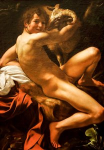 Sint Jan de Doper door Michelangelo Merisi da Caravaggio