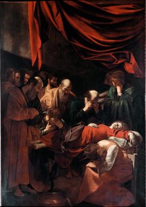 De dood van de Maagd door Michelangelo Merisi da Caravaggio