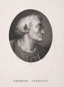 Portret van Amerigo Vespucci