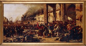 Italië, Napels, De Slachtingen van Altamura door Michele Cammarano