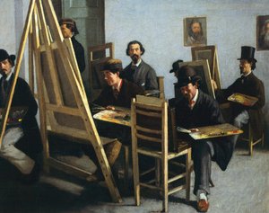 School van Schilderkunst, circa 1865