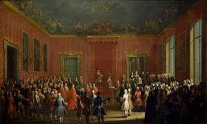 Abdicatie van Karel van Bourbon door Michele Foschini