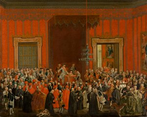 Spaans: Karel III doet afstand van de kroon van Napels door Michele Foschini