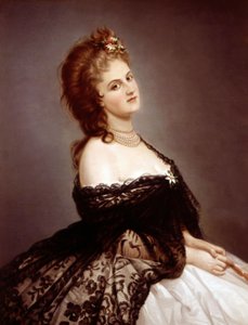 Virginia Oldoini, Gravin van Castiglione, naar een foto van Pierre-Louis Pierson, 1862