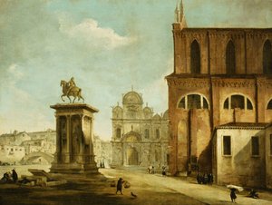 Campo SS Giovanni e Paolo, Venetië door Michele Marieschi