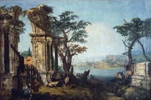 Capriccio met klassieke boog en geiten