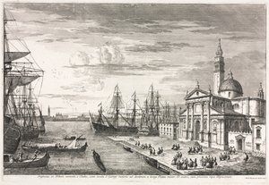 San Giorgio Maggiore door Michele Marieschi