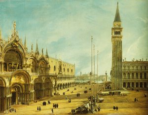 Het Piazza San Marco, Venetië