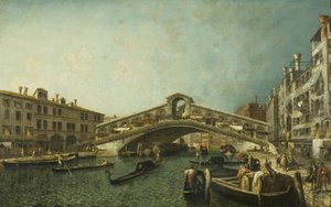 De Rialtobrug, Venetië, ca. 1740