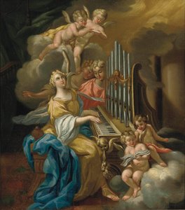 Sint Cecilia door Michele Rocca