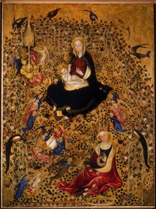 De Madonna van de Rozentuin, ca. 1425 door Michelino da Besozzo