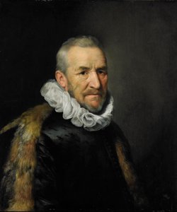 Portret van een Man door Michiel Jansz van Mierevelt (copy after)