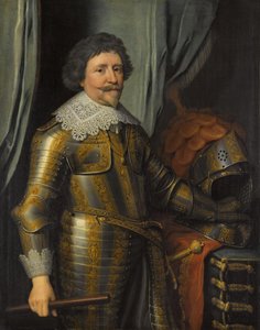 Portret van Frederik Hendrik (1584-1647), Prins van Oranje door Michiel Jansz van Mierevelt (workshop of)