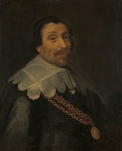 Portret van Maerten Harpertsz Tromp (1597-1653) door Michiel Jansz van Mierevelt (workshop of)