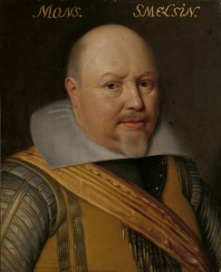 Portret van Nicolaas Schmelzing door Michiel Jansz van Mierevelt (workshop of)