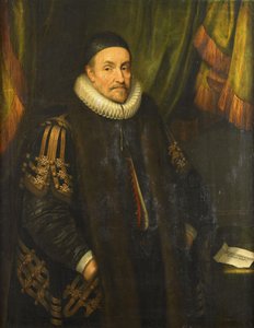 Portret van Willem I (1533-84), prins van Oranje, genaamd Willem de Zwijger door Michiel Jansz van Mierevelt (workshop of)