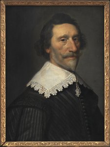 De Nederlandse dichter en historicus Pieter Cornelisz Hooft (1581-1647) door Michiel Jansz van Mierevelt
