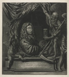 Zelfportret, 1685 door Michiel van Musscher