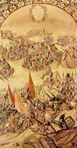 Garcia de Holguin bezet Quanhtemoc door Miguel Gonzalez