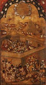 De verovering van Mexico, Paneel VII, ca. 1696-1715