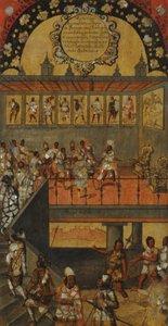 De verovering van Mexico, paneel XII, ca. 1696-1715