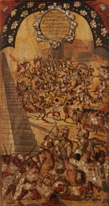 De verovering van Mexico, Paneel XVI, c.1696-1715