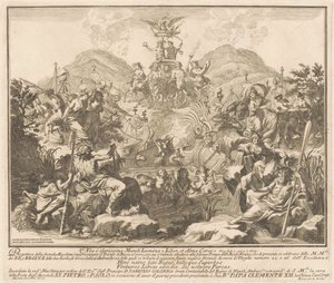 De Tweede Macchina voor de Chinea van 1738: De Triomf van Bacchus en Ceres