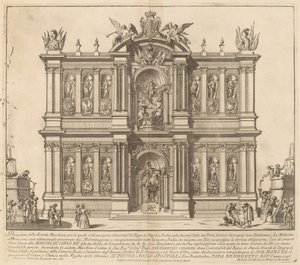 Het Koninkrijk Napels, voor het "Chinea" Festival door Miguel de Sorellò after Francisco Preciado