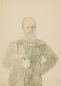 Portret van keizer Alexander III door Mihaly von Zichy