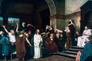 Christus voor Pilatus, 1881