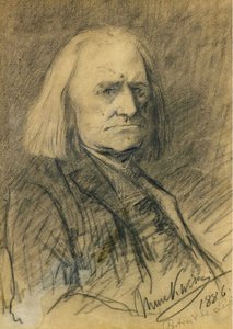 Portret van Franz Liszt