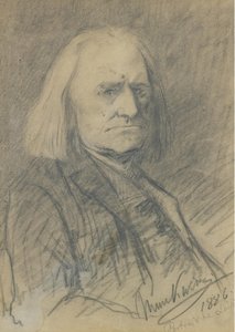 Portret van Franz Liszt 1811-1886, 1886