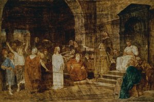 Christus voor Pilatus door Mihály von Munkácsy