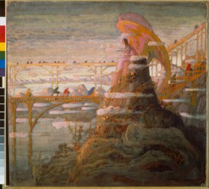 Engel (Engel Prelude) door Mikalojus Ciurlionis